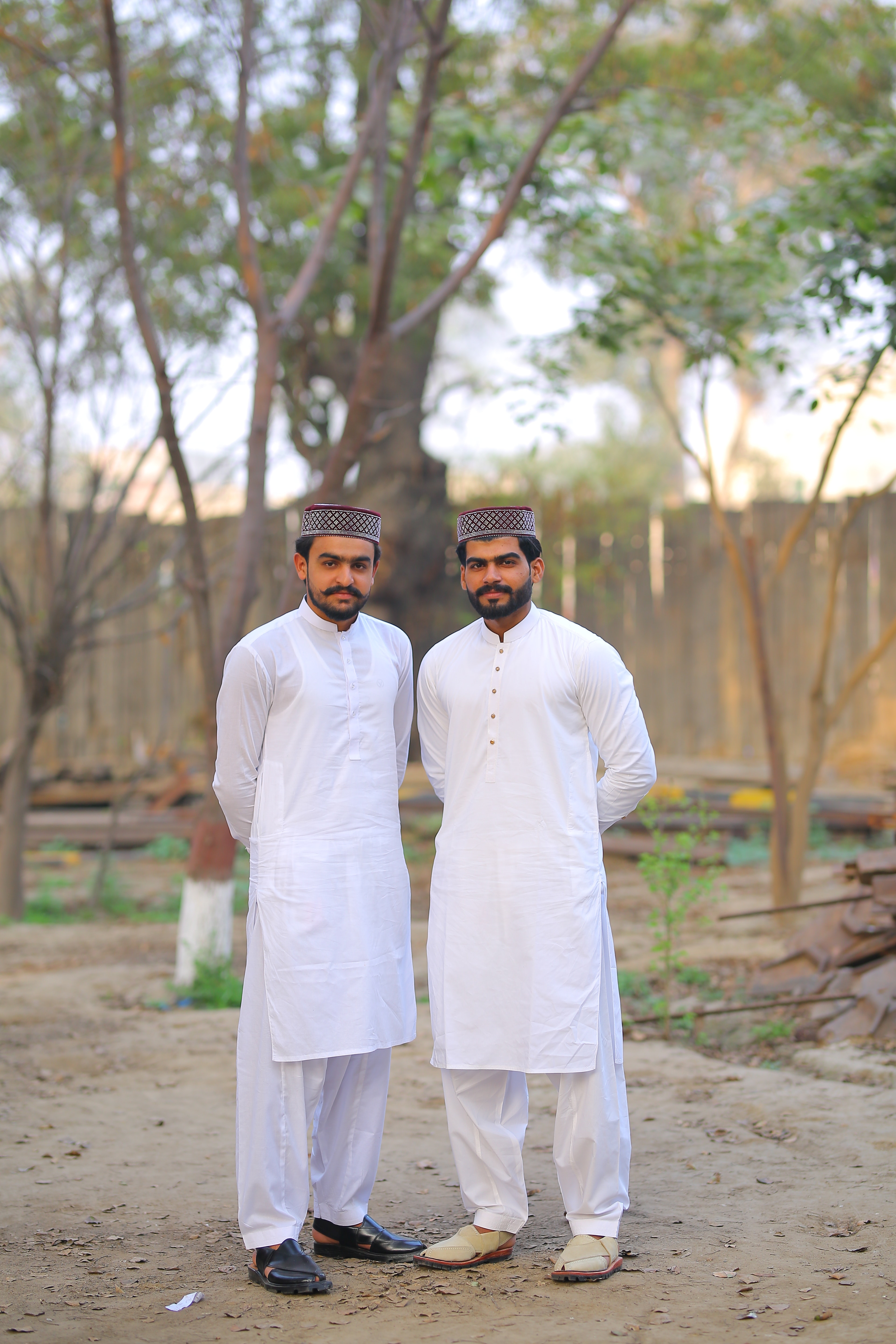 Pakistani men in Shalwar Kameez